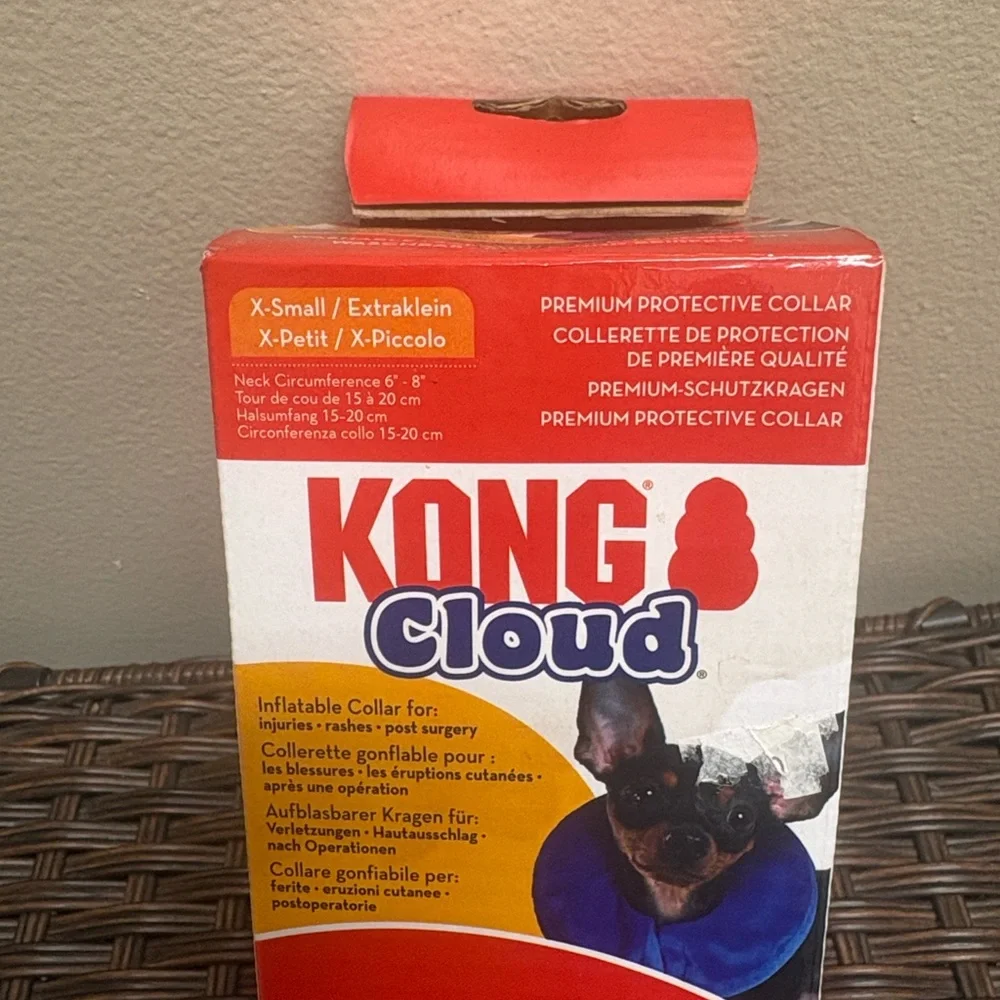 KONG Cloud Protective Pet Collar in Blue Size X-Small